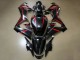 Carenagens Moto Honda CBR650R 2021-2023 - Preto Brilhante Vermelho Listra