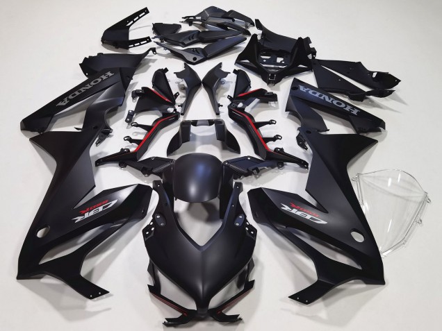 Kits Carenagem Moto Honda CBR650R 2021-2023 - Preto Fosco