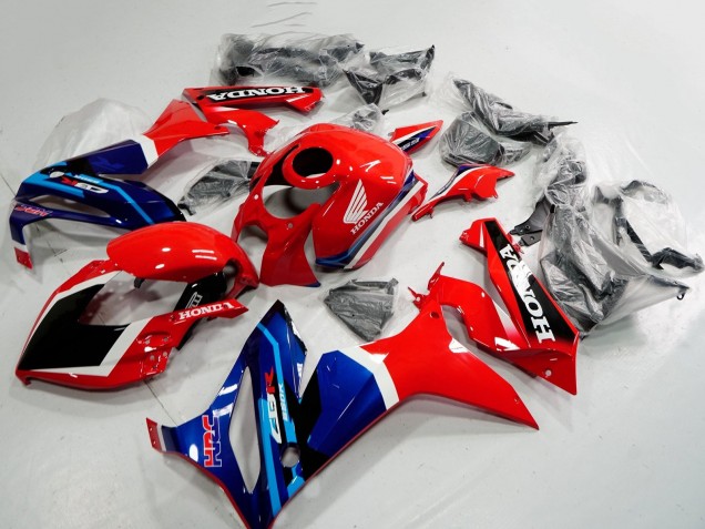 Carenagens Moto Honda CBR650R 2021-2023 - Vermelho Azul HRC