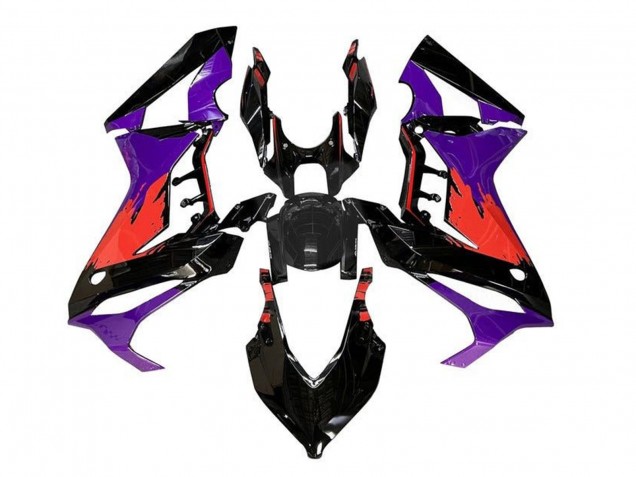 Carenagens Moto Honda CBR650R 2021-2023 - Roxo Vermelho Preto Brilhante