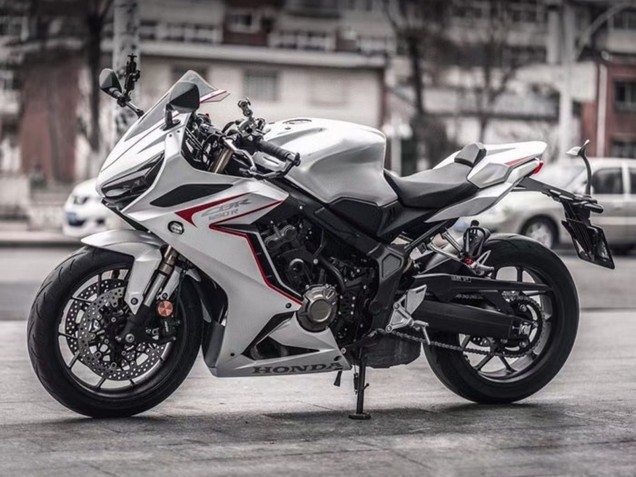 Carenagens Moto Honda CBR650R 2021-2023 - Branco Vermelho Preto