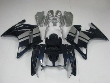 Carenagens Moto Yamaha FJR1300 2013-2015 - Preto Brilhante Prata
