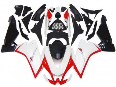 Carenagens Moto Aprilia RSV4 1000 2009-2015 - Branco Vermelho Preto