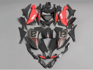 Carenagens Moto Aprilia RSV4 1000 2009-2015 - Preto Fosco Vermelho Cinzento