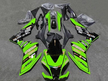 Carenagens Moto Aprilia RSV4 1000 2009-2015 - Verde Preto