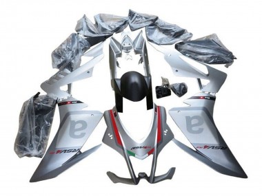Carenagens Moto Aprilia RSV4 1000 2016-2020 - Prata Cinzento Vermelho Preto
