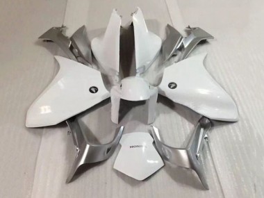 Carenagem Moto Honda VFR 1200 2010-2014 - Prata Branco