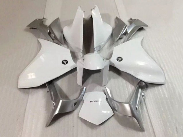Carenagem Moto Honda VFR 1200 2010-2014 - Prata Branco