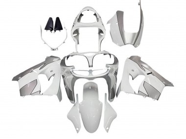 Carenagens Moto Kawasaki ZX9R 2000-2001 - Branco Prata