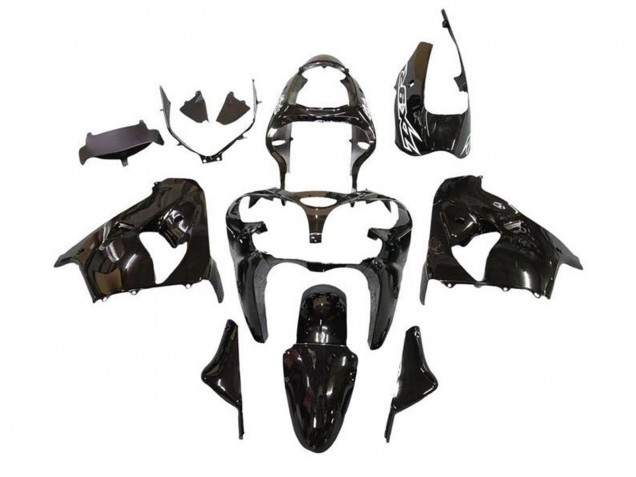 Carenagens Moto Kawasaki ZX9R 2002-2003 - Preto Branco