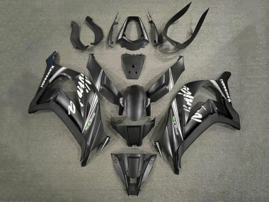 Carenagens Moto Kawasaki ZX10R 2011-2015 - Preto Fosco Branco