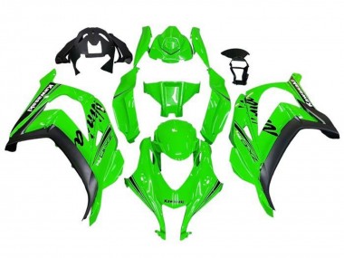 Carenagens Moto Kawasaki ZX10R 2016-2020 - Verde Preto