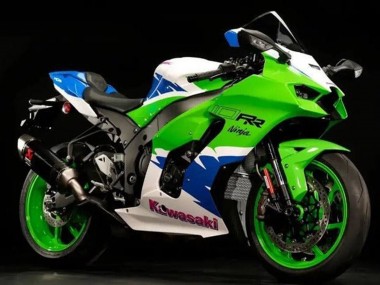 Carenagens Moto Kawasaki ZX10R 2021-2025 - Verde Branco Azul Vermelho