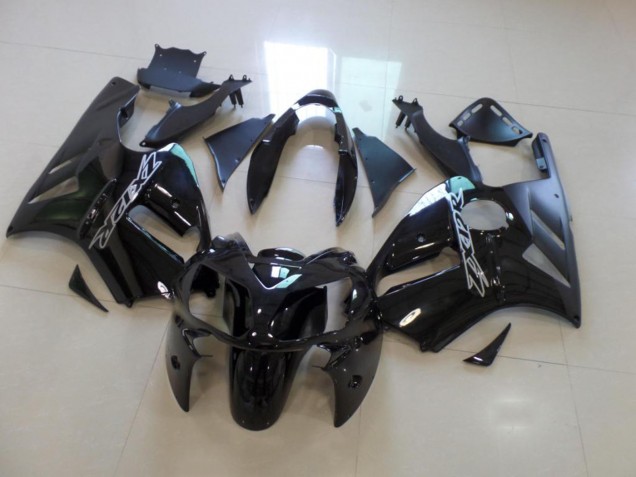 Carenagens Moto Kawasaki ZX12R 2002-2006 - Preto Brilhante Preto Fosco