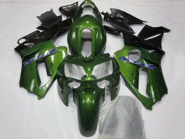 Carenagens Moto Kawasaki ZX12R 2002-2006 - Verde Escuro Preto Azul
