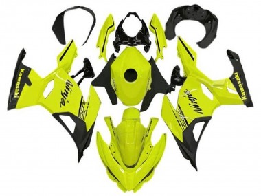 Carenagens Moto Kawasaki Ninja 400 2018-2024 - Amarelo Néon Preto