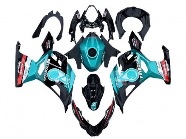 Carenagens Moto Kawasaki Ninja 400 2018-2024 - Azul Claro Vermelho Preto Petronas