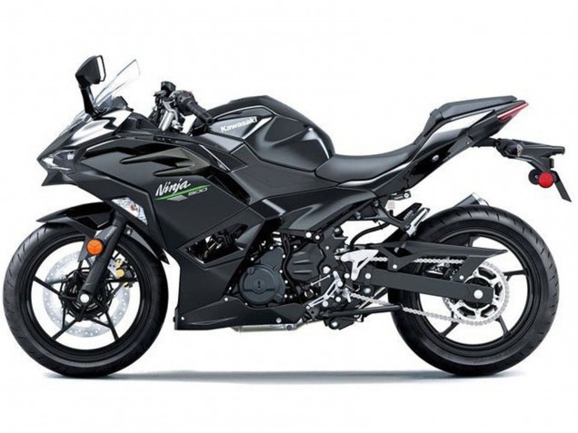 Carenagens Moto Kawasaki Ninja 500 EX500R 2024-2025 - Preto Brilhante