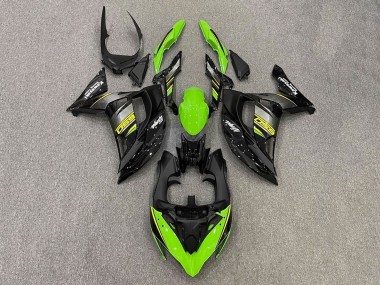Carenagens Moto Kawasaki Ninja 650 EX650 2017-2019 - Verde Amarelo Cinzento Preto