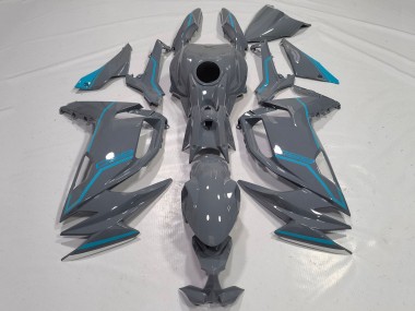 Carenagens Moto Kawasaki Ninja 650 EX650 2020-2025 - Cinzento Azul
