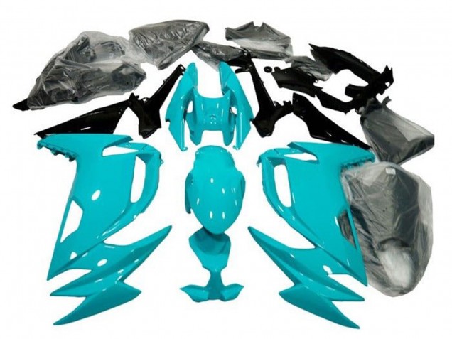 Carenagens Moto Kawasaki Ninja 650 EX650 2020-2025 - Azul Claro Preto