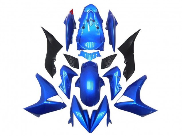 Carenagens Moto Kawasaki Z1000 2007-2009 - Azul Preto