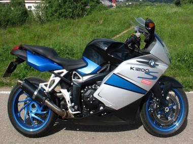 Carenagens Moto BMW K1200S 2005-2010 - Prata Azul Preto