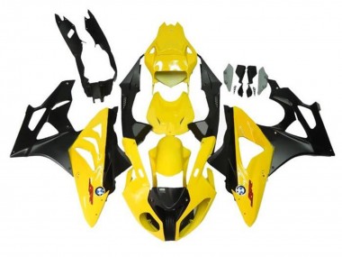 Carenagens Moto BMW S1000RR 2009-2014 - Amarelo Preto Fosco