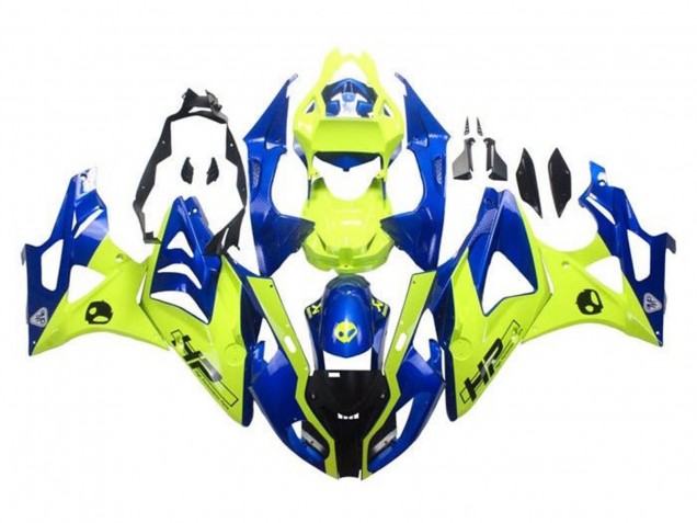 Carenagens Moto BMW S1000RR 2009-2014 - Azul Amarelo HP