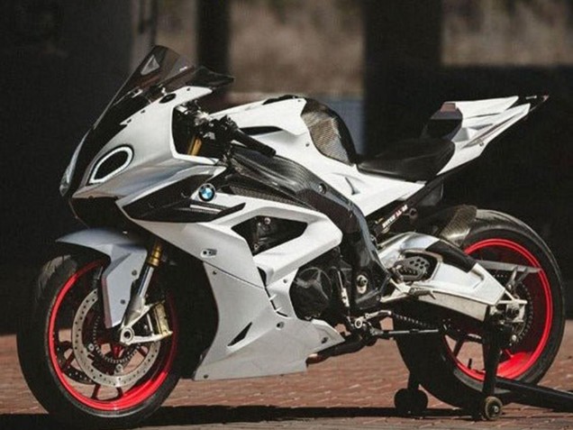 Carenagens Moto BMW S1000RR 2015-2016 - Azul Roxo Falso Forjado Fibra de Carbono