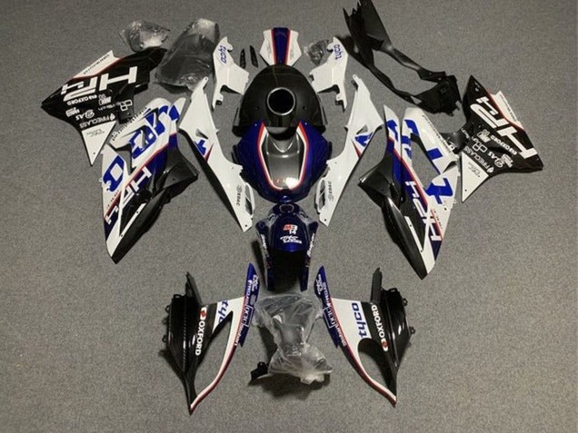 Carenagens Moto BMW S1000RR 2015-2016 - Branco Azul Preto Tyco