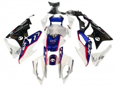 Kits Carenagem Moto BMW S1000RR 2017-2018 - Branco Azul Vermelho Preto Brilhante