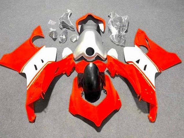 Carenagens Moto Ducati Panigale V4 V4S 2020-2021 - Prata Branco Vermelho