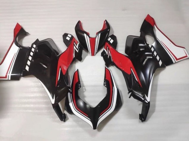Carenagens Moto Ducati Panigale V4 V4S 2020-2021 - Branco Vermelho Preto Brilhante