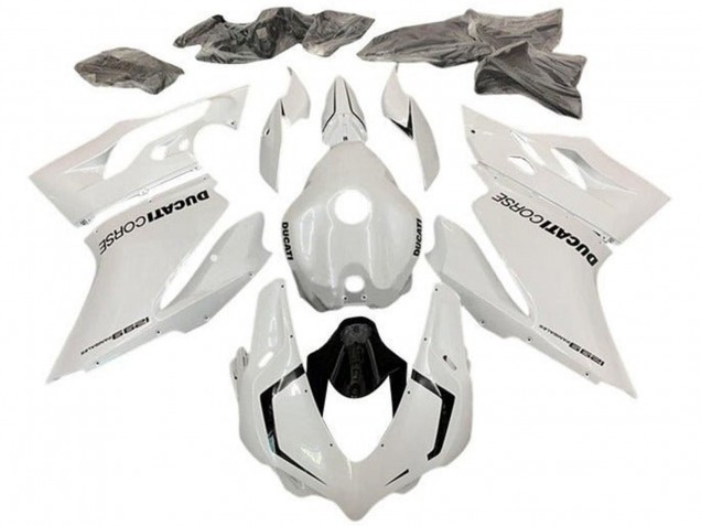Carenagens Moto Ducati 1299 2015-2020 - Branco Pérola