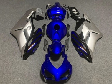 Carenagens Moto Honda CBR1000RR 2004-2005 - Prata Azul Escuro