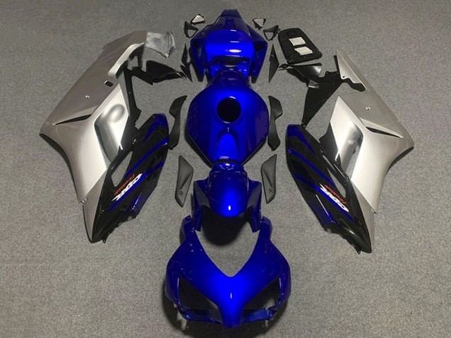 Carenagens Moto Honda CBR1000RR 2004-2005 - Prata Azul Escuro