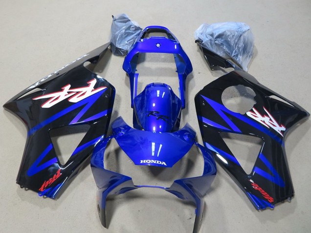 Carenagem Moto Honda CBR900RR 954 2002-2003 - Azul Preto Brilhante