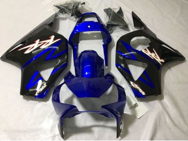 Carenagens Moto Honda CBR900RR 954 2002-2003 - Azul Preto Brilhante