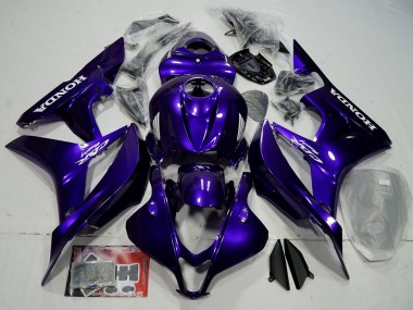 Carenagem Moto Honda CBR600RR 2007-2008 - Azul Preto Brilhante