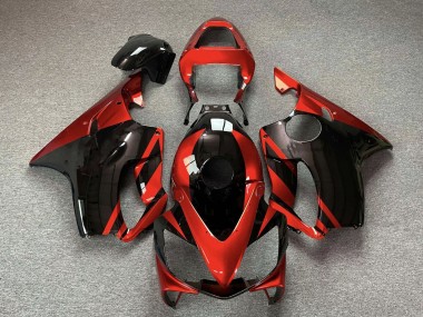 Carenagens Moto Honda CBR600 F4i 2001-2003 - Vermelho Preto Brilhante
