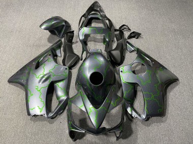 Carenagens Moto Honda CBR600 F4i 2001-2003 - Prata Verde Lightning