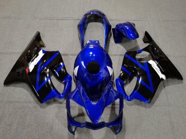 Carenagens Moto Honda CBR600 F4i 2004-2007 - Azul Preto Brilhante