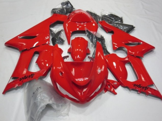 Carenagens Moto Kawasaki ZX6R 2005-2006 - Vermelho