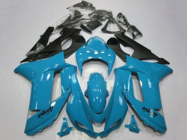 Carenagens Moto Kawasaki ZX6R 2007-2008 - Azul Preto