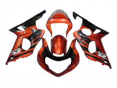 Carenagens Moto Suzuki GSXR1000 2000-2002 - Laranja Preto