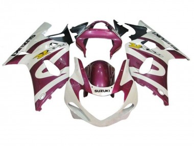 Carenagens Moto Suzuki GSXR1000 2000-2002 - Branco Roxo Amarelo