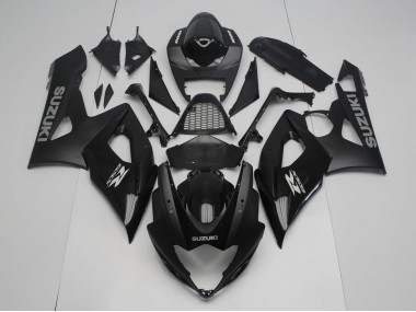 Carenagem Moto Suzuki GSXR 1000 2005-2006 - Preto Brilhante Preto Fosco
