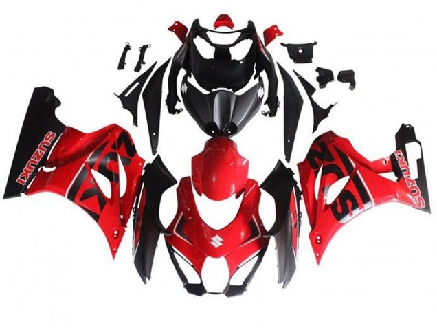 Carenagem Moto Suzuki GSXR1000 2017-2024 - Vermelho Preto