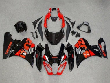 Carenagens Moto Suzuki GSXR1000 2017-2024 - Preto Vermelho Prata